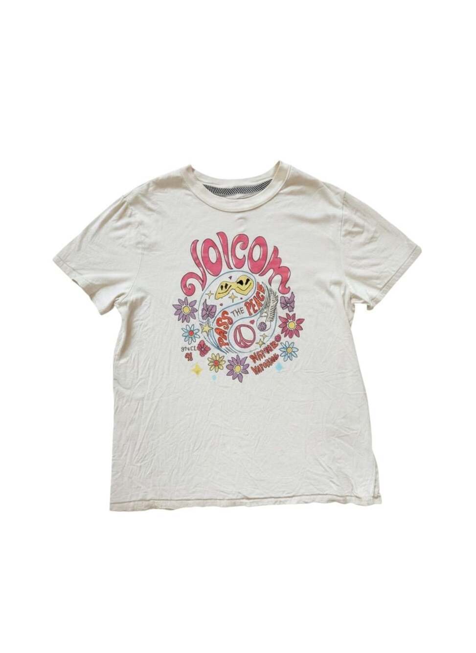 Volcom Pass The Peace Nature Is Watching Graphic T-Shirt